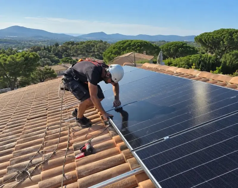 Installateur panneaux solaires Mérindol — pose photovoltaïque sur toiture
