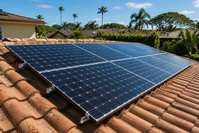 Installation de panneaux solaires à Mérindol
